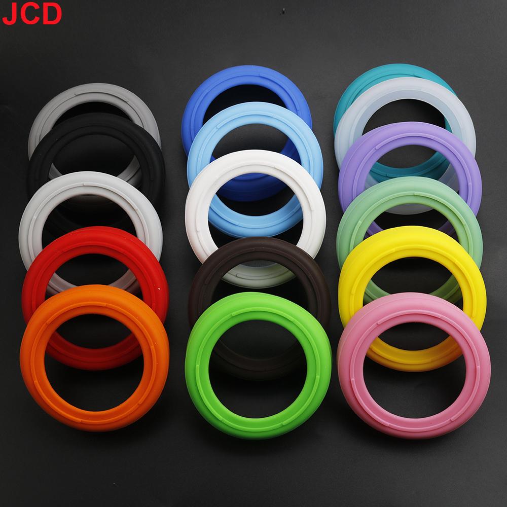 1piece 9CM 23G Colour Threaded Soft Silicone Cup Bottom Cover Wear Resistant Ring Sleeve Sheath Anti Slip Good Toughness Elastic