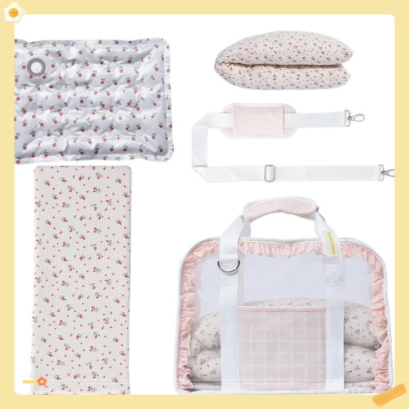 Portable Travel Bag Breathable Comfortable Single Oulder Handheld Dog Bag Soft Outing Pet CarrierSummer Portable Pet Bag