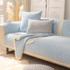 Cotton and Linen Sofa Cushion Non-Slip Four Seasons Universal Plaid Modern Fashionable New Chinese Style Sofa Cover Towel Cover