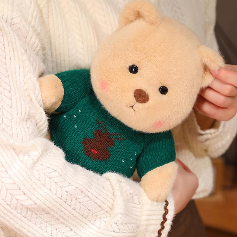 Cute Joint Sweater Bear Plush Doll Joints Can Move High Quality Handmade Bear Plush Toy For Boys And Girls Birthday Gift