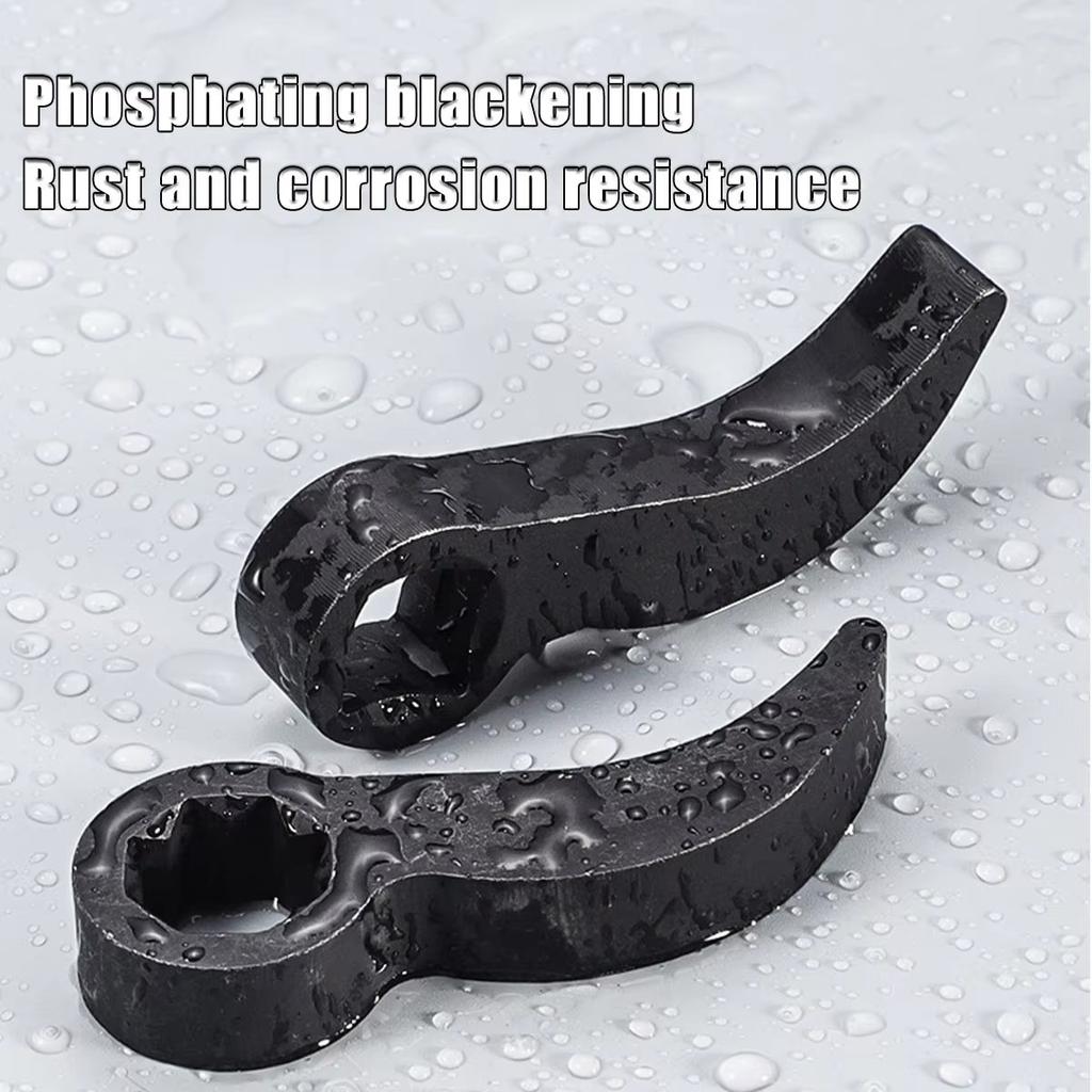 Angle Type Half Axle Disassembly Tool,Drive Pry Bar Adapter Used for Open-end Wrenches,Disassembling Axles Repair Tool