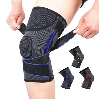 Silikon-Federsteg-Unterstützung, Anti-Drop-Sport-Kniescheiben-Riemen, unter Druck stehender Fitness-Druckschutz
