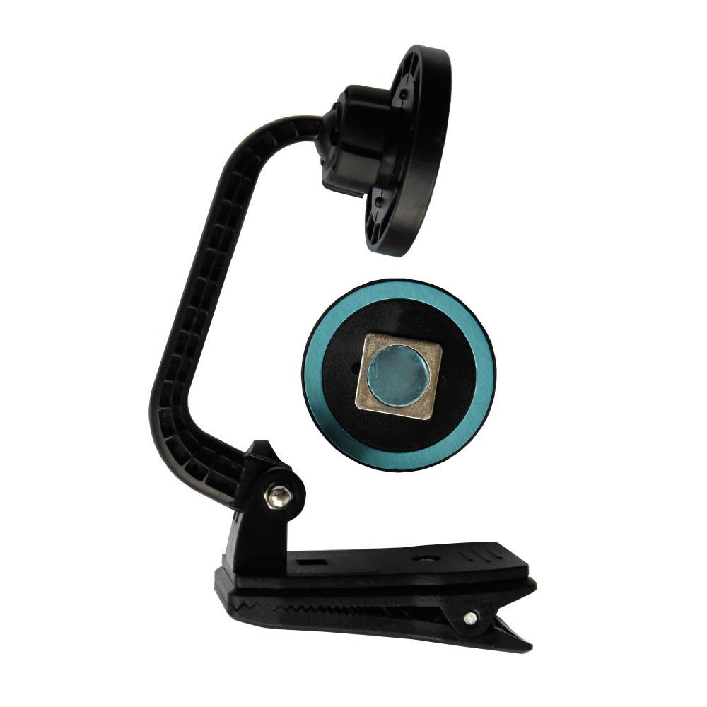 

Phone Backpack Clip with Round Adhesive Patch,Magnetic Plus Buckle Quick Release Backpack Clip Phone Holder