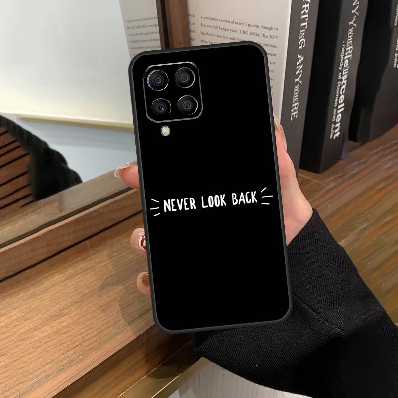 

Simple Minamilst Black Quote Case For Samsung Galaxy M31 M21 M11 M20 M23 M54 M14 M34 M13 M52 M32 M12 M16 M36 M56 M15 M55 Samsung M34 5G