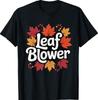 Spooktacular Fall Leaf Blower Sucking Leaf Blowers Cozy T-Shirt