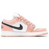 Air Jordan 1 Low GS Light Arctic Pink Kinder-Sneaker Weiß Schwarz 553560-800