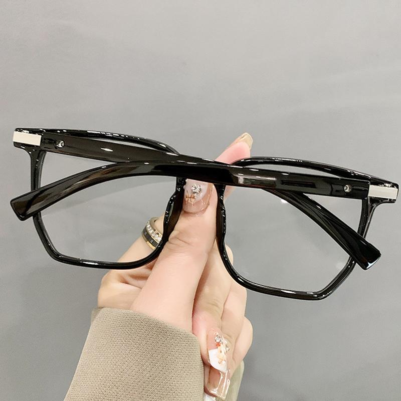 Intelligent Outdoor Color Changing Minus Sun Eyeglasses Unisex Anti Blue Light Oversized Rectangular Photochromic Near Sight Eyewear
