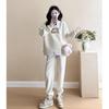 Trendy Maternity Two-Piece Sweatshirt Set - Stylish Casual Sportswear for Spring & Autumn 2025