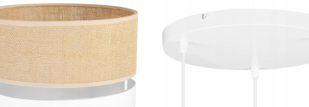 Hanging Lamp, Ceiling Chandelier, Lampshade 20 Cm White