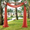 Cortina de pano de fundo ao ar livre densamente elástica casamento arco cortinas foto fotografia 2ftx18ft para cerimônia