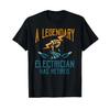 Retired Electrician T Shirt Humour Retireunisext Vintage Comfortable Streetwear Casual Unisex Graphic Fashion Stretched