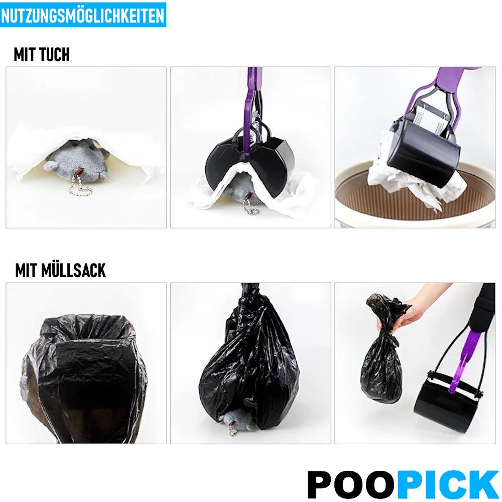 POOPICK Dog Poop Grabber Dog Poop Scoop Dog Poop Collector Poop Picker Foldable
