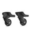 Luggage Wheels Replacement Luggage Suitcase Caster Wheels with 4 Holes,360 Degree Rotation Spinner Wheels for Suitcase