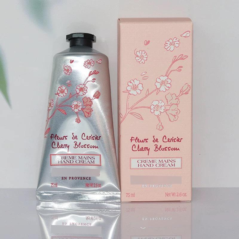 Oushujia Cherry Blossom Shea Butter Hand Cream Gift Set - Moisturizing, Anti-Wrinkle, Nourishing Winter Care Souvenir.