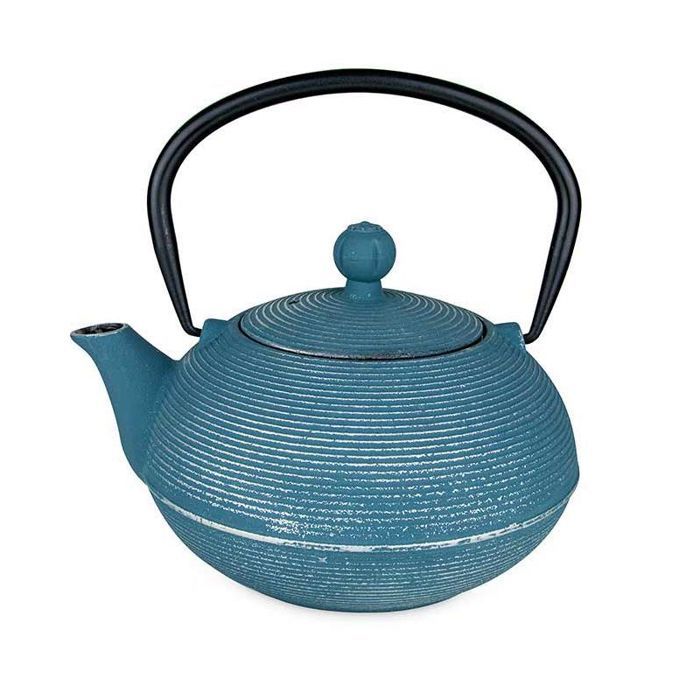Blue Asagao Cast Iron Teapot - 900 Ml