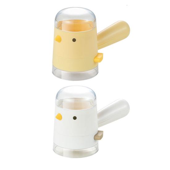 Quantitative Salt Tank Bird-Shaped Condiment Bottle Transparent Cap Salt Dispenser One Press 0.5g Output Low-salt Dispenser for Kitchen