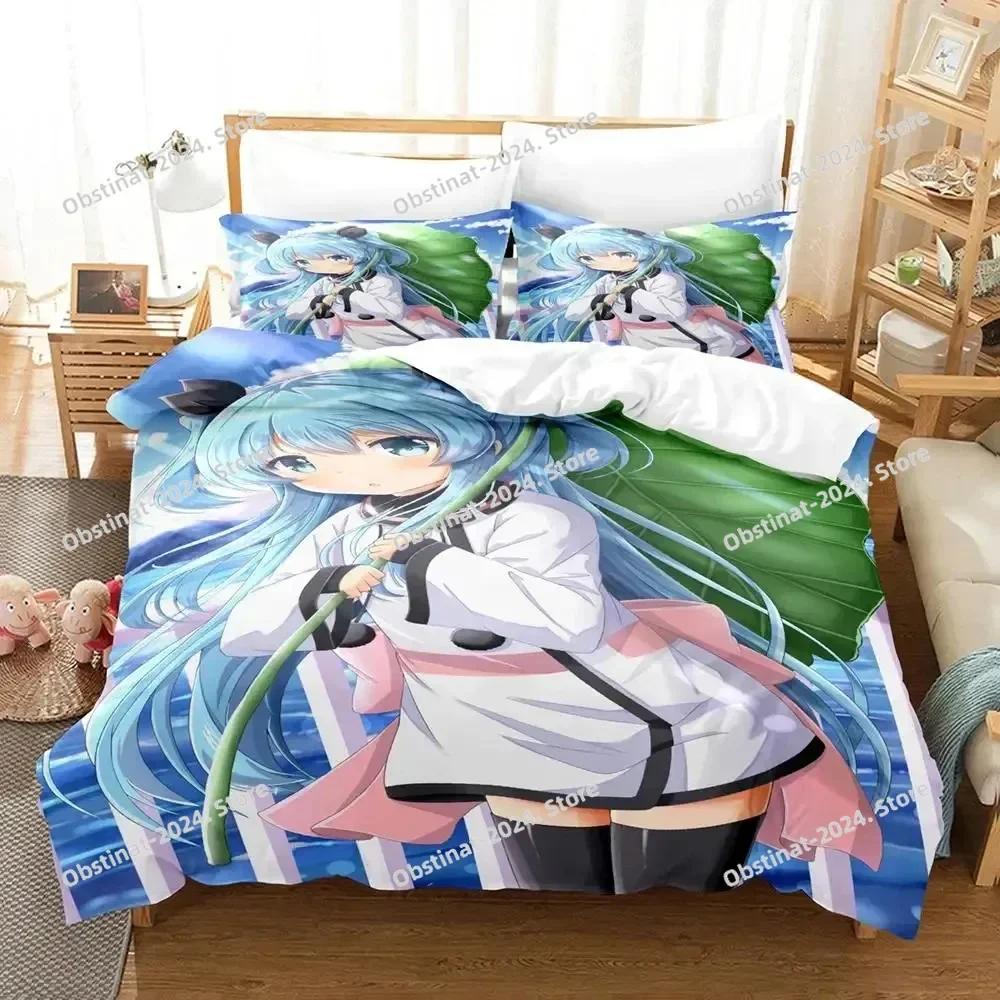 Anime Sora No Method Celestial Method Bedding Set Printed With Pillowcase Duvet Cover Soft Single Double Queen Super King Size