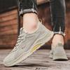Fashion 2025 men's shoes summer breathable mesh thin hollow mesh shoes running casual sports men's trendy shoes
