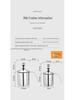 304 Stainless Steel Manual Milk Frother for Cafes and Restaurants