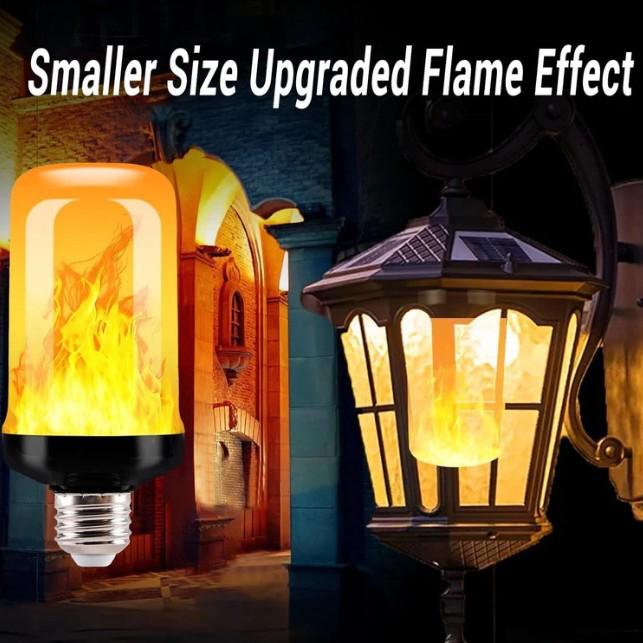 Simulated dynamic camping flame light, gravity-sensing jumping light, Halloween and Christmas decorative stage light