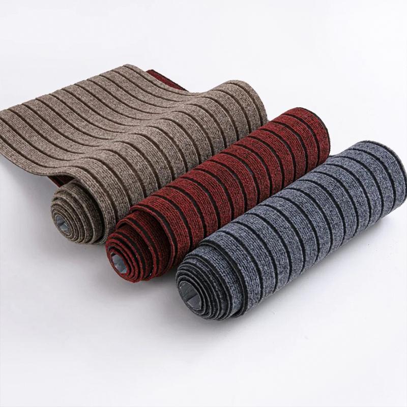 1 Piece of Washable Striped Classic Carpet Roll Reusable Pad DIY Self-adhesive Removable Floor Commercial 40 * 3cm