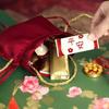 Christmas Gift Bags With Tassel Drawstring For Holiday Decorations Party Favors Candy Packaging Wedding Decorations