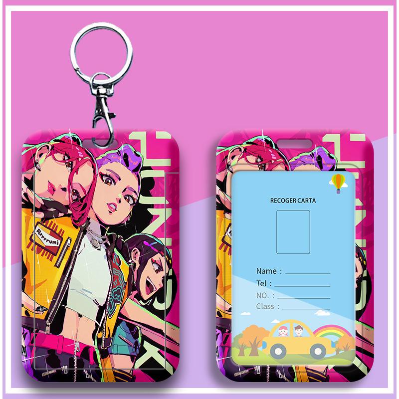 Demon Hunter Squad Campus Student ID Badge Lanyard & Holder