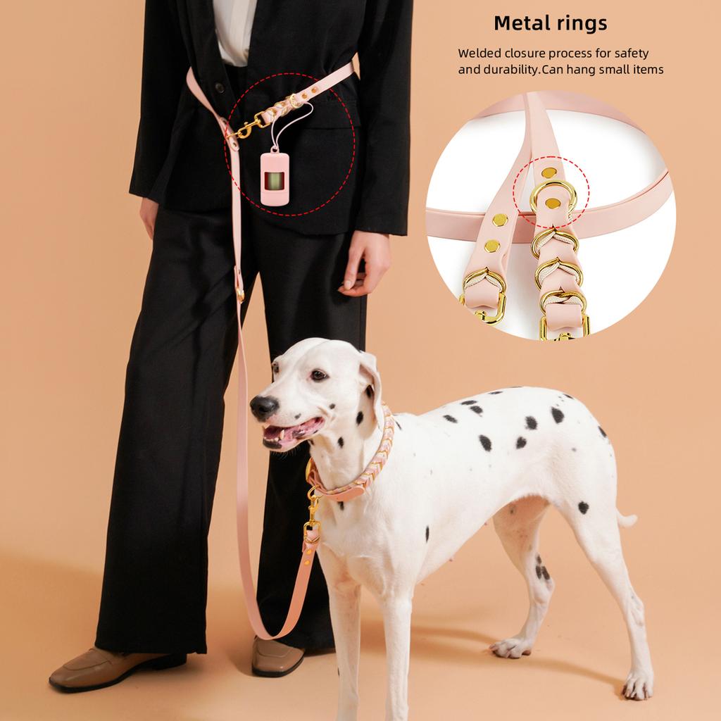 Handmade Leashes For Pet Dogs And Cats Crossbody Dog Rope Waist Lead Rope Hand Free Running Walking Outdoor Pet Supplies Doubles