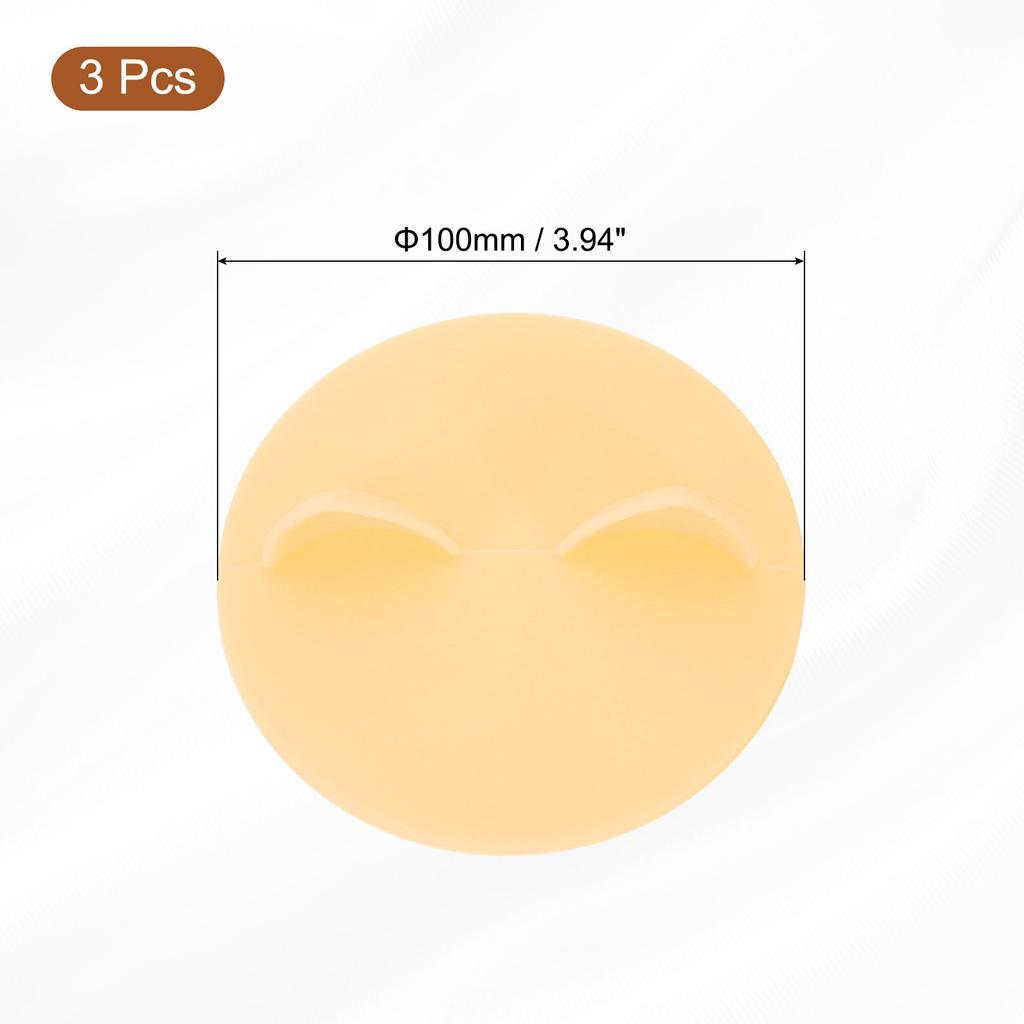 3Pcs Silicone Cup Lids 3.9/4.5 " Mug Cover Seal Cat Ear Cup Covers Reusable for Hot and Cold Drinks Cup Glass Cup Coffee Cup