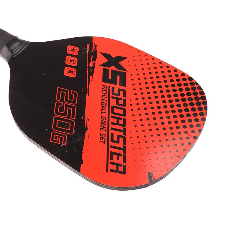 Set de Pickleball Profesional para 2 Jugadores Paletas de Madera Raquetas de Pickleball 4 Pelotas Raquetas de Pickleball Sets de Pelotas Bolsa Portátil