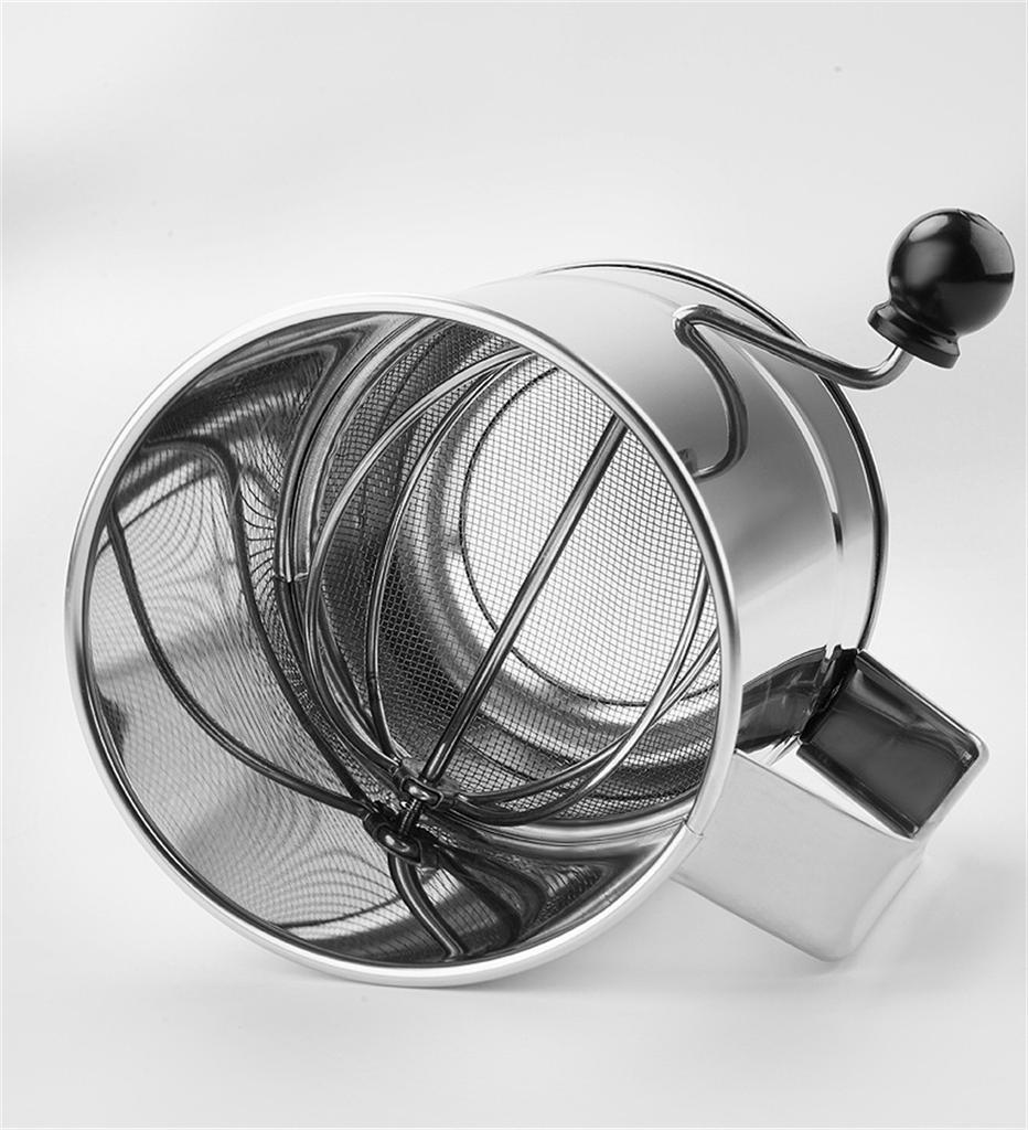 The Kitchen Companion A Large Capacity Stainless Steel Flour Sifter That Delivers Consistent Results Every Time