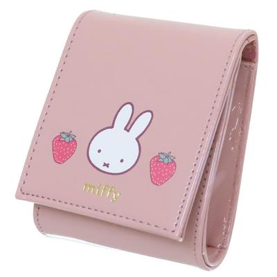 Marimo Craft Miffy Strawberry Chocolate Lip X H11 X D4cm & Pouch, Pink, W8.5 (DBM-2116)