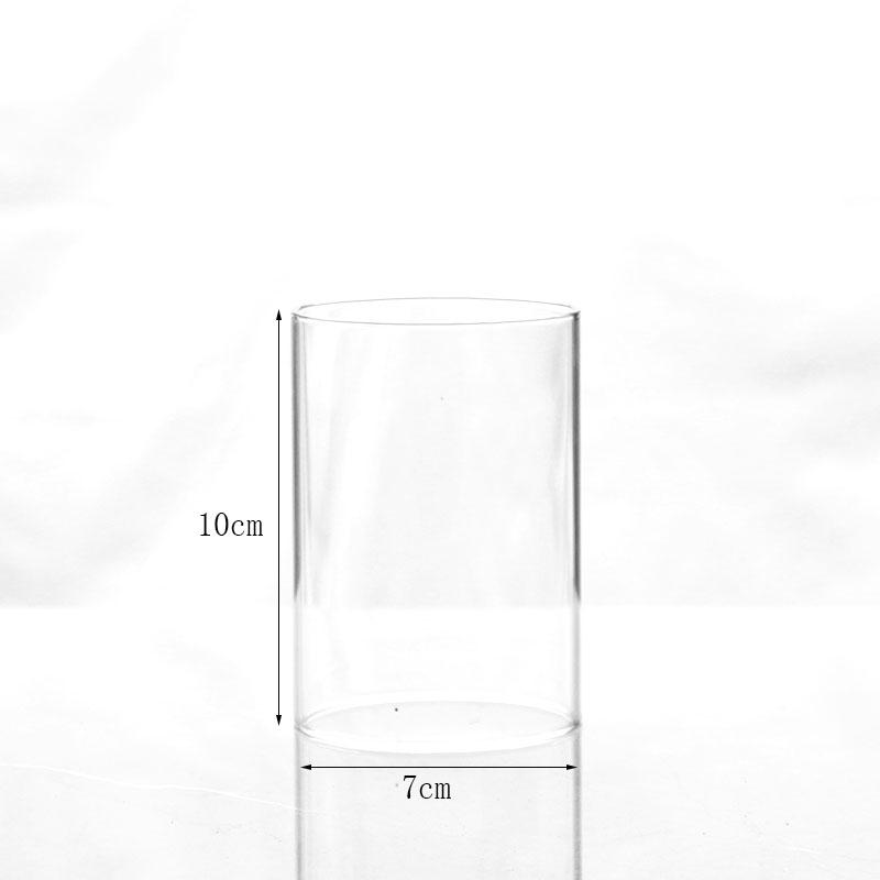 High Borosilicate Glass Windproof Candle Cover for Wedding Candelabra and Buddha Butter Lamp