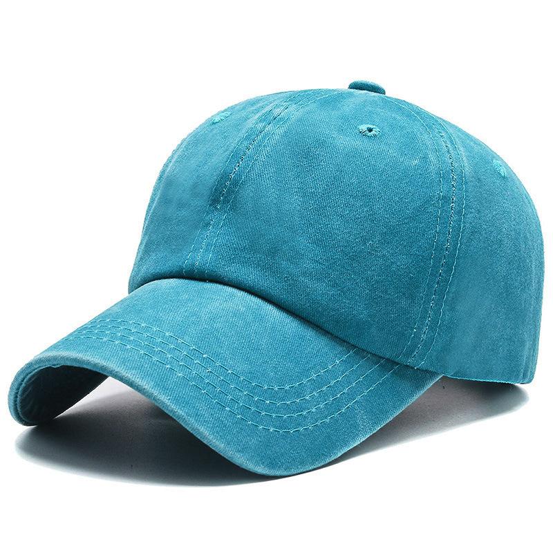 OEM Custom Logo Washed Soft Top Vintage Dad Hats Adjustable Plain Custom Baseball Cap for Men Women