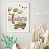 Lion Giraffe Monkey Balloon Aircraft Car Nursery Wall Art Canvas Painting Posters And Prints Wall Pictures Baby Kids Room Decor