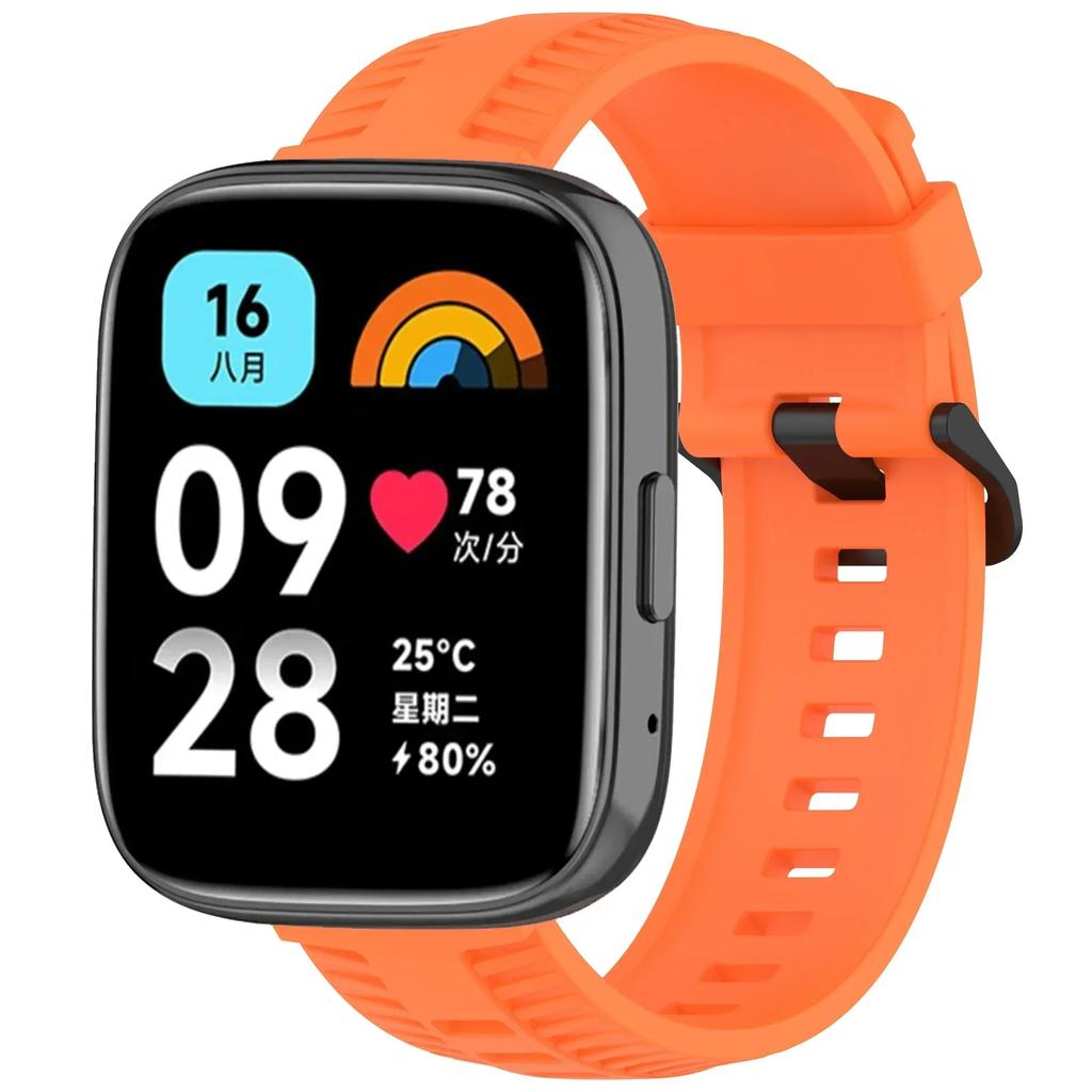 Silicone Strap for Xiaomi Redmi Watch 3 Active/Lite Band Sport Wristband for Redmi Watch 5 Active 22mm Band Bracelet Accessories