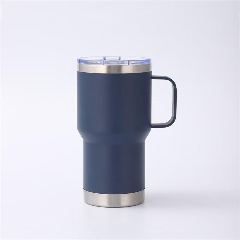 Multi-color Multi-Capacity Stainless Steel Vacuum Insulated Car Cups Leak-Proof Custom Logo Printing Available for Presents Home