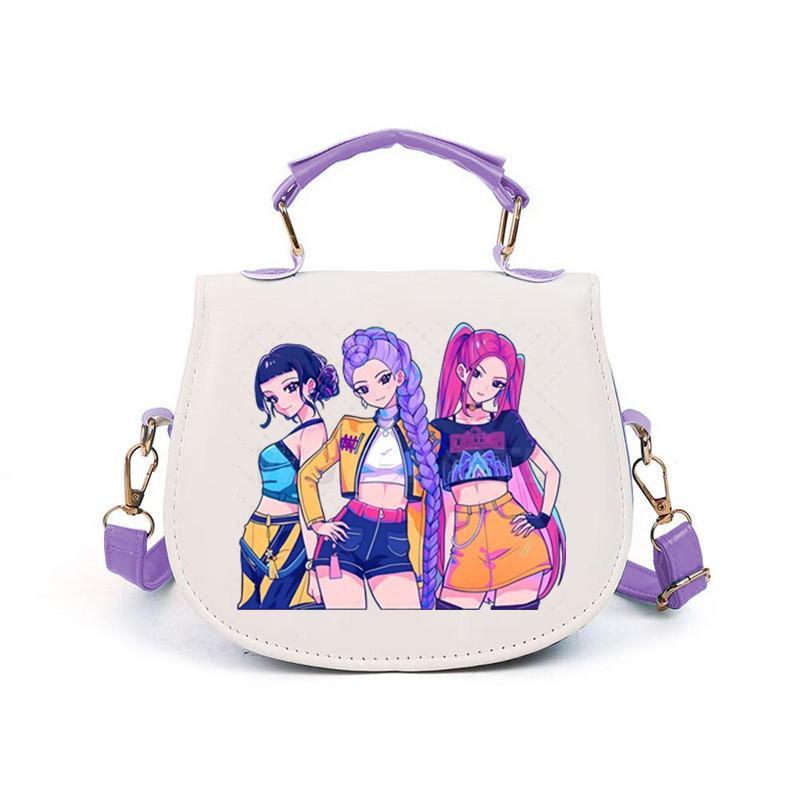 Mädchen Kpop Jäger Derpy Rumi Zoey Mira Bedruckte Schultaschen Kinder Freizeit Schultertaschen Crossbody Bags