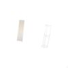 Living Room Paper Floor Lamp Shade with Clear Acrylic Side Table for Small And Easy Assembly