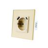 Tuya Type-C WiFi Smart Wall Socket Power Monitor USB EU Plug Outlet APP Wireless Remote Control Work With Alexa Google Home