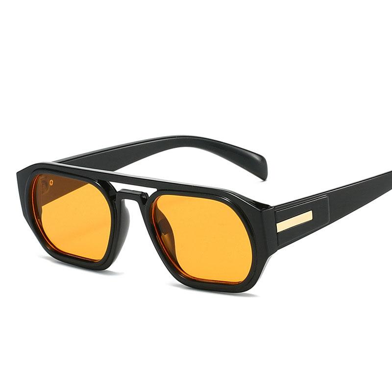 European American Style Sun Glass for Men Pilot Shape Double Bridge Sunglasses Women European American Men Sun Glasses