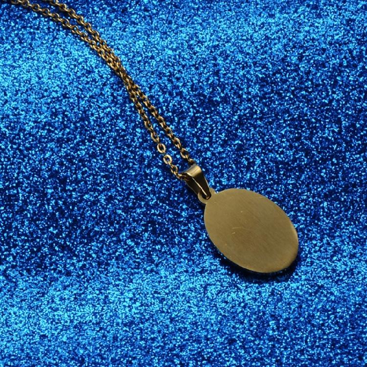 Blessed Pendant In Stainless Steel Women Chain Necklace Religious Women Necklace Suitable for Spiritual Elegances