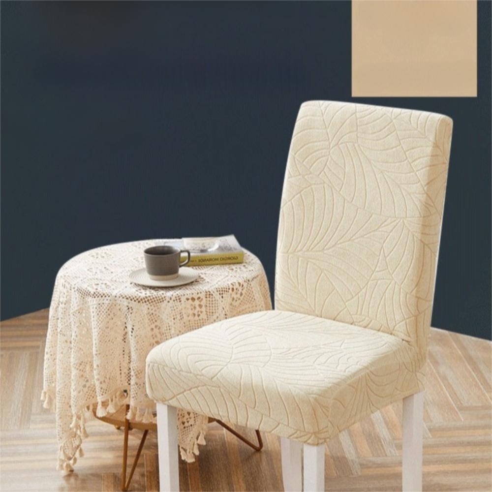 High Back Dining Chair Cover Stretch Jacquard Jacquard Chair Cover Stretch Chair Cover  Kitchen