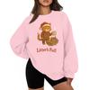 Women's Casual Fashion Solid Color Round Neck Raglan Long Sleeve Sweatshirt Top