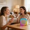 Karaoke Machine For Kids, 2025 TOP Toys Christmas Birthday Gifts Ideas For Girls Ages 4+Years Old, Portable MP3 Player With 2 Wireless Mics For Party