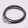 Leathers Necklace Cord with Lobster Clasp 2mm Black Cord DIY Jewelry Making Gift