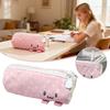 Portable Pen Bag Pink Towel Roll Pen Pouch Durable Stationery Storage Bag  School Supplies