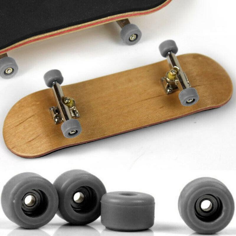 Complete Wooden Fingerboard With Foam Tape And Grit Box Ideal Gift For Skateboard Lovers
