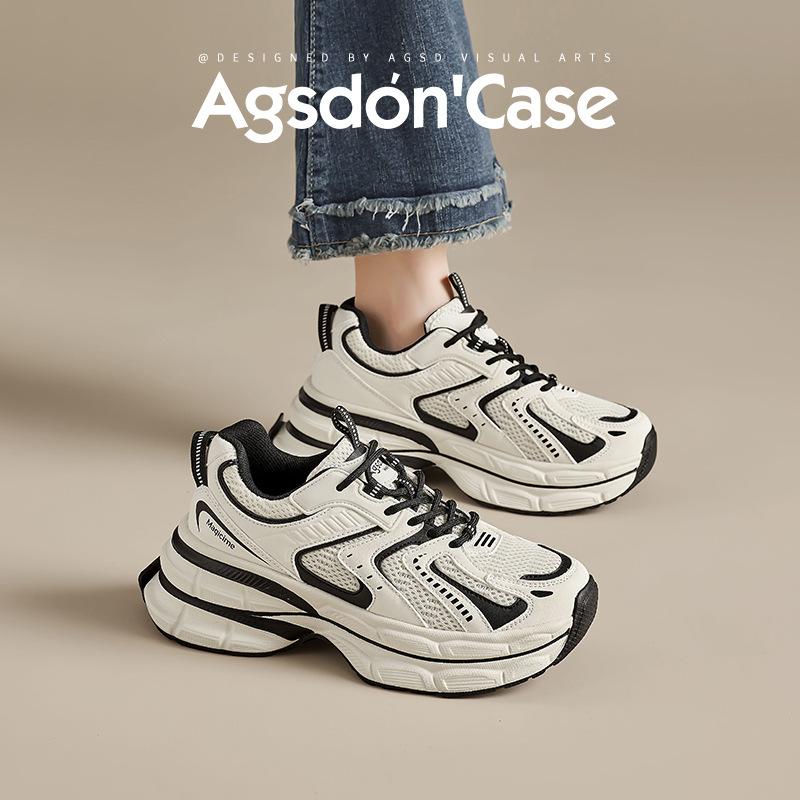 Augustine platform dad shoes women's 2025 new summer running sports shoes retro fashion contrasting casual shoes