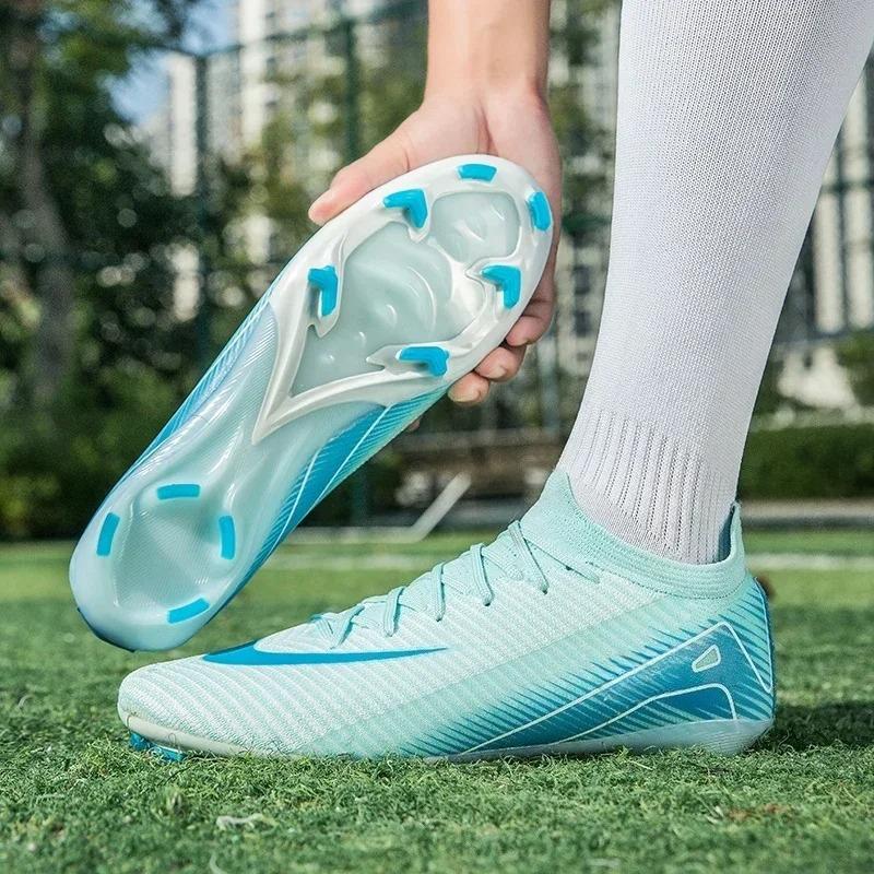 New Soccer Shoes Society Non-Slip Football Field Boots Training Match High-quality Unisex Teenagers Sneakers Chuteira De Campo